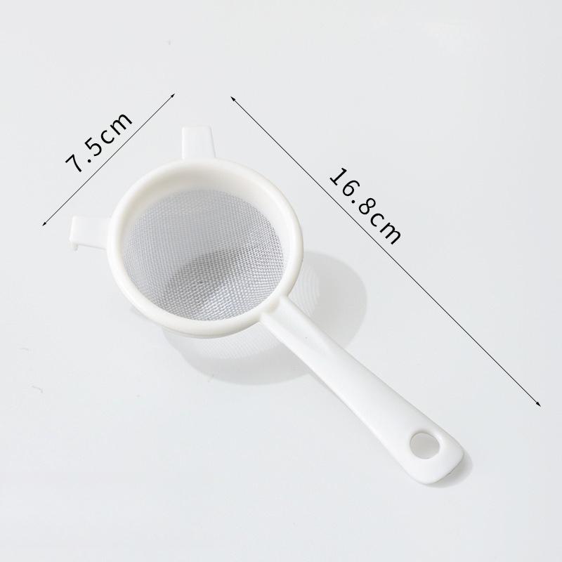 Ultra Fine Mesh Strainer With Handle Plastic Colander Food Juice Strainer Yogurt Mesh Sieve Mini Separation Net For Kitchen