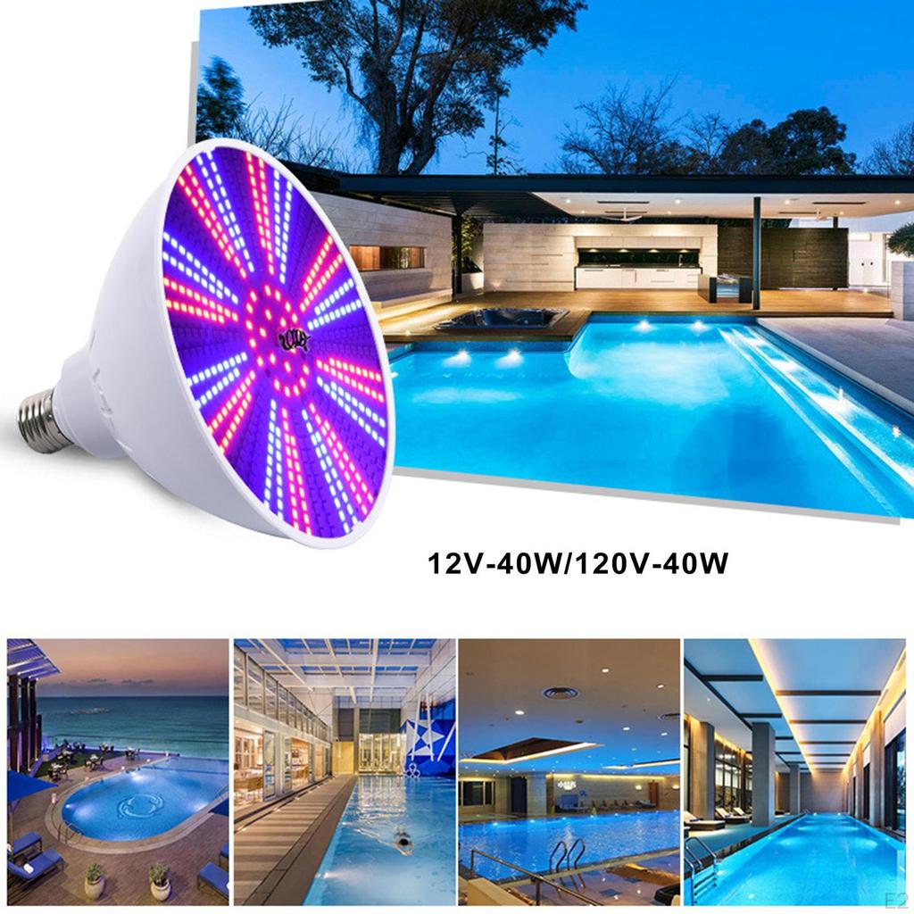 Multi Colour Swimming Pool LED Lights Waterproof Light Underwater Lamp Fixtures for