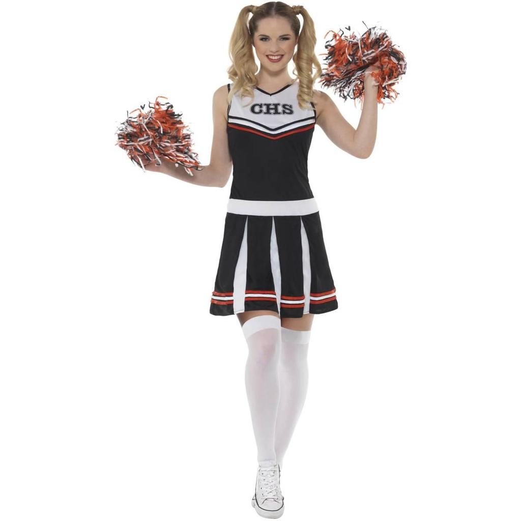 Smiffys Womens/Ladies Cheerleader Costume Set