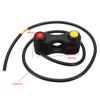 1PCS 7/8" 2 Button Array 22 mm Handlebar Mount Switches Black 014001-0033