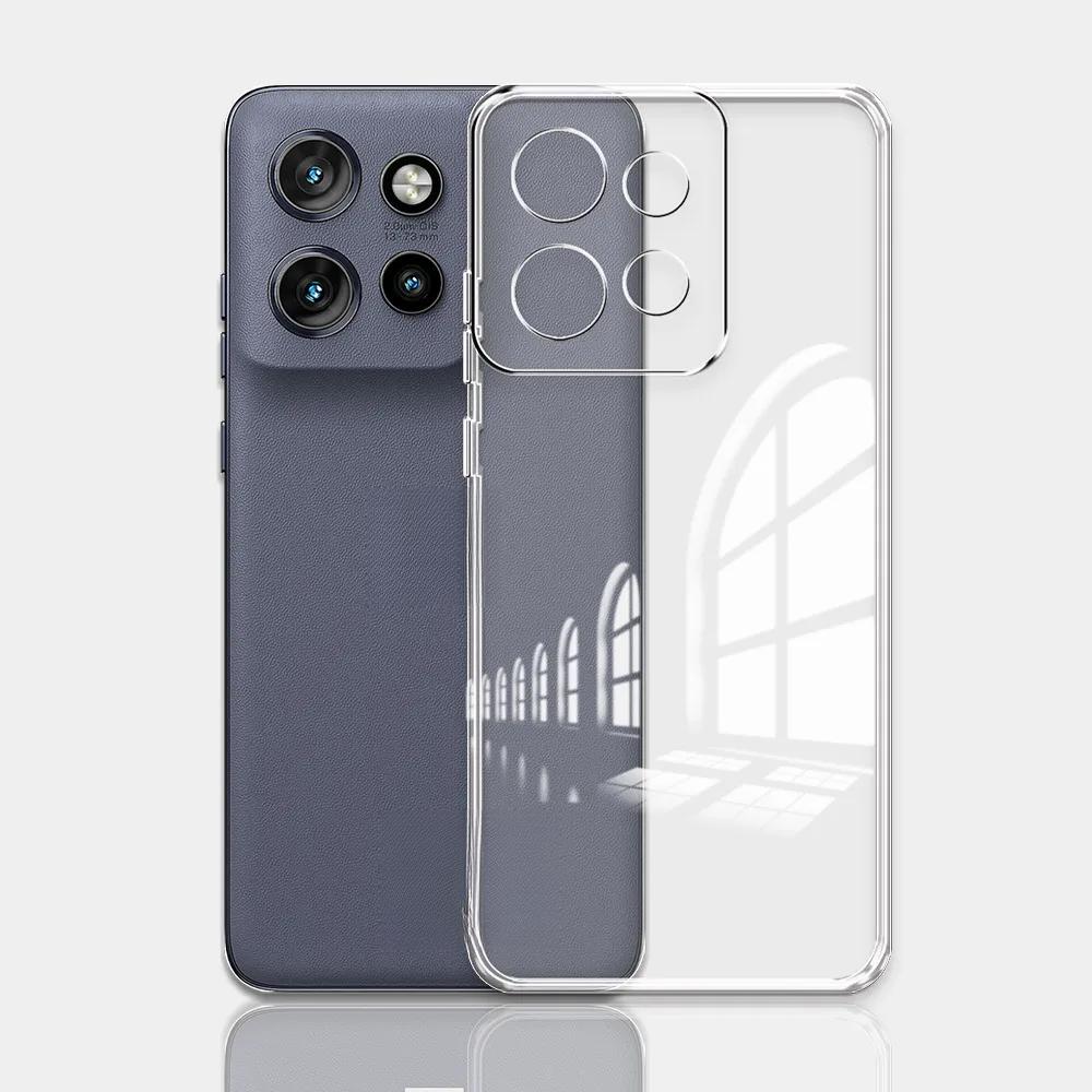 For Motorola Moto Edge 50 Neo Edge50Neo S50 S 50 Case Soft Silicone Clear Cover Shockproof Phone Cases Transparent Bumper Coques
