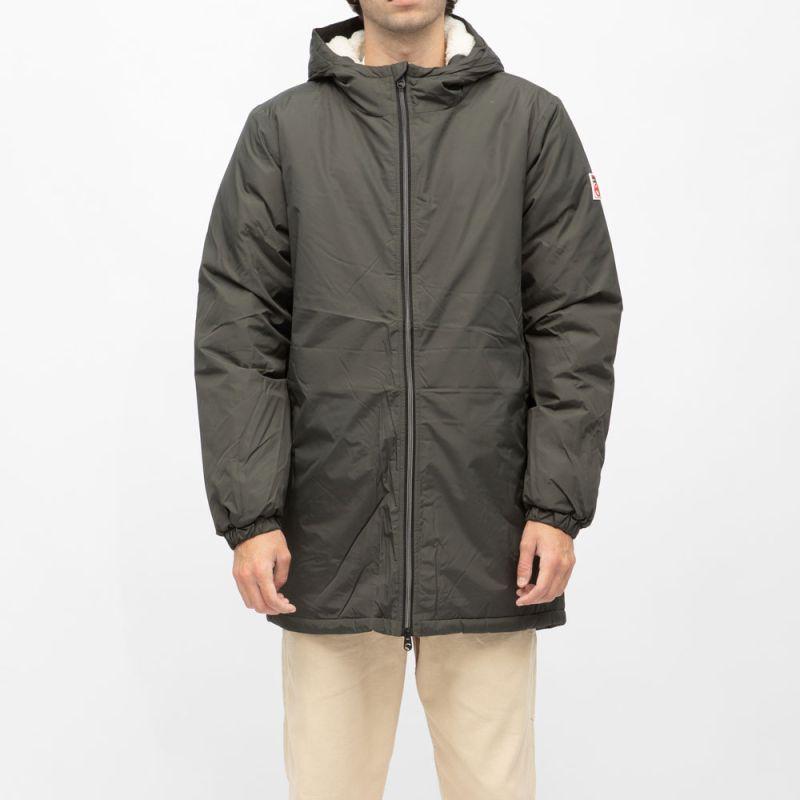 Men's COMPAGNIE DE CALIFORNIE Smooth Zip-up Parka with Hood and Fleece Lining