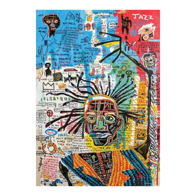 Toile d'art Graffiti de rue abstraite, peinture de Portrait Pop, affiches d'art et tableau d'art mural imprimé pour décoration de maison de salon