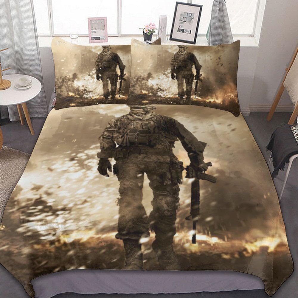 Call Of Duty Warzone Bedding Set Single Twin Full Queen King Size Game Bed Set Aldult Kid Bedroom Duvet cover Sets 3D Print