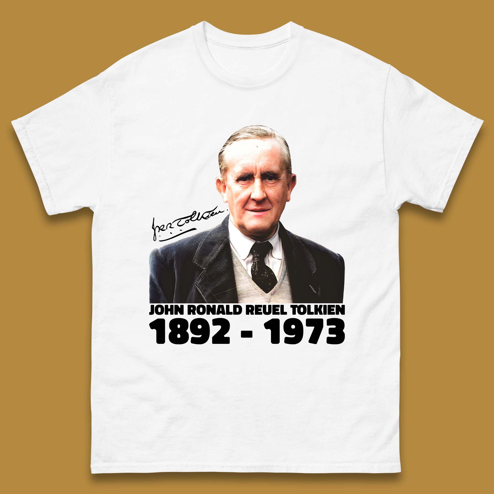 

John Ronald Reuel Tolkien 1892-1973 Mens T-Shirt Womens Tops Tees 3XL
