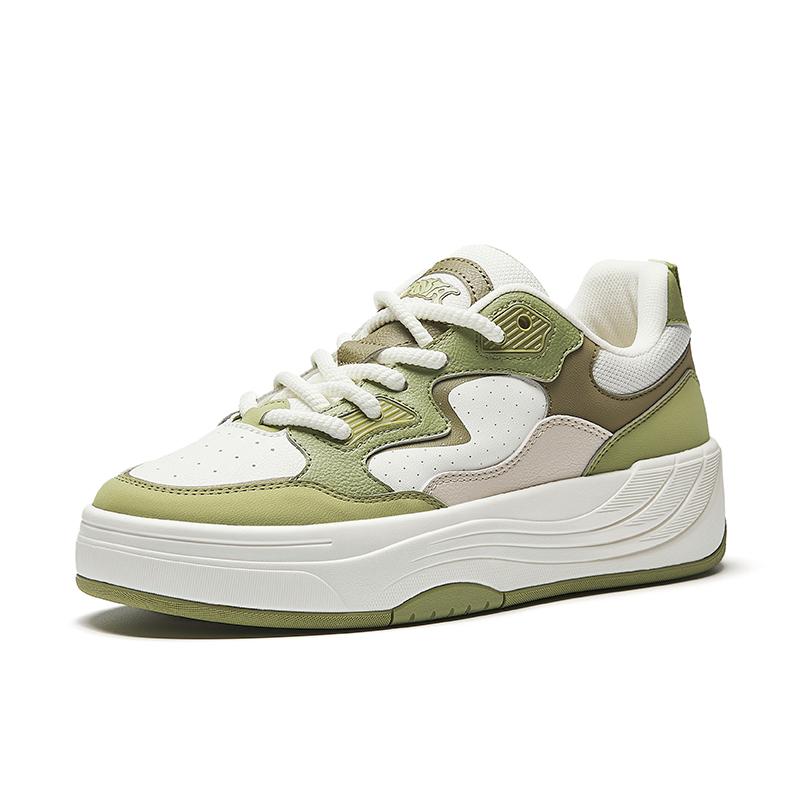 

Новые мужские кеды Anta с низким верхом, противоскользящие, износостойкие, для скейтборда, бело-зеленые 112538079-3 40