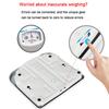 Mechanical Weighing Scale Home Human Weighing Dial Bathroom Waterproof and Non-slip PU Leather Pad Weight Scale Home Portable