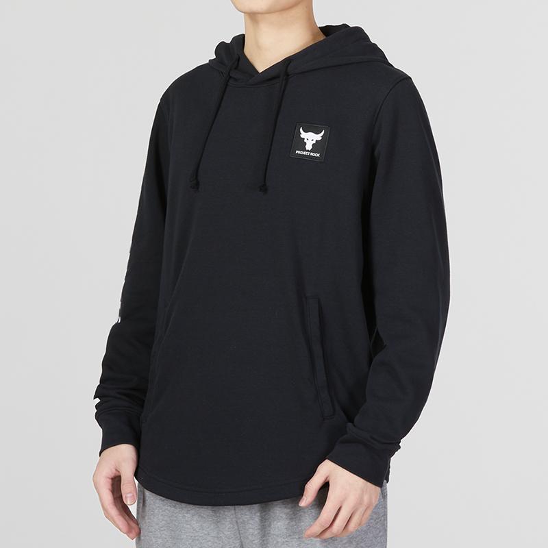 Under Armour Project rock terry hoodie men black 1377428-001