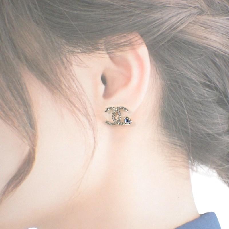 CHANEL  ABG248_B21750_U3283 Pierce gold metal Women