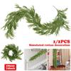 1/2Pcs Faux Norfolk Pine Garland 6 FT Realistic Artificial Greenery Garland Dense Artificial Pine Garland Ornament Artificial