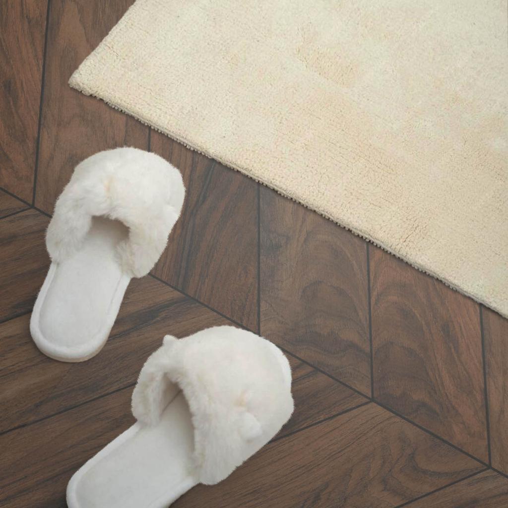 Self-Adhesive Vinyl Decorative Panel With Print 100x50 cm Herringbone Board Pattern