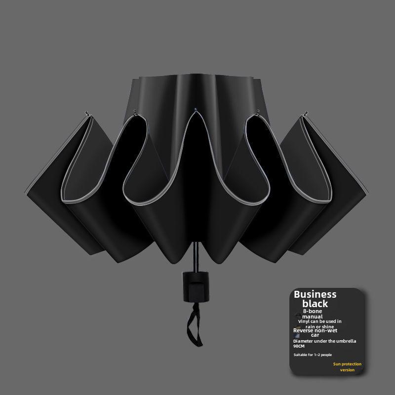 

Автоматизированный зонт двойного назначения из 10 костей: Большой складной, защита от ультрафиолета, солнцезащитный козырек для мужчин и женщин