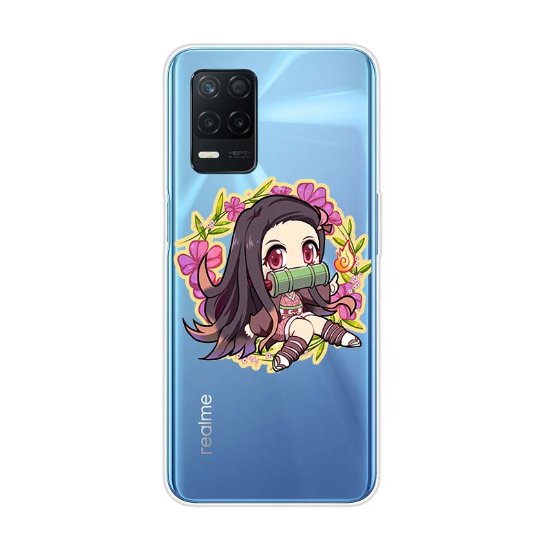 Cool Kimetsu No Yaiba For Realme 8 8i V3 V5 GT Neo Flash Edition Explorer Master Neo2 Narzo 30 50i 50A C21Y Phone Case
