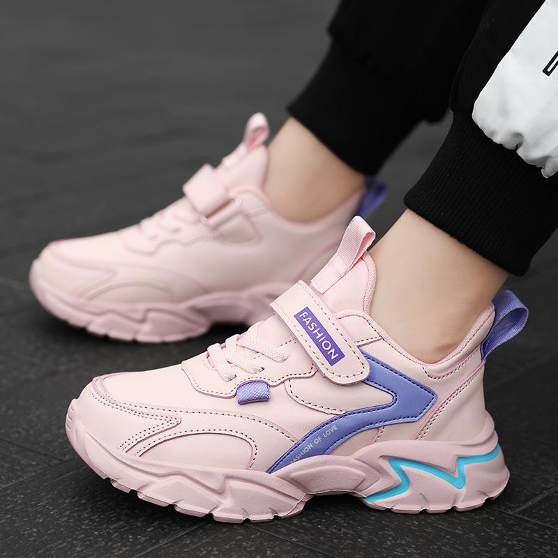 New students soft-soled cotton shoes are non-slip, light and warm, autumn and winter boys 2025 primary school students sports shoes with velvet