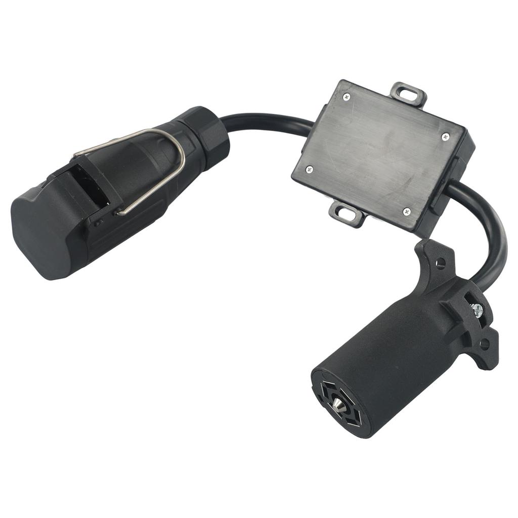 High Quality Light Converter Trailer Light Converter Part Practical Round US To European Vehicle Connector Parts Plug