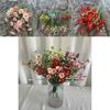 Artificial Mini Daisy Bouquet With Silk Material For Diy Crafts And Party Decor