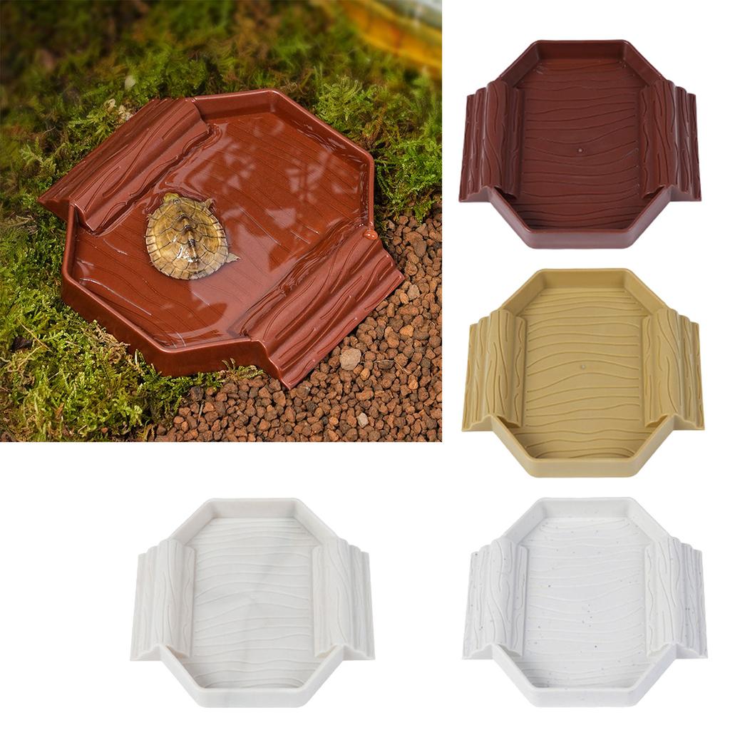 Small Plastic Turtles Bathing Pool Multifunctional Design Water Basin For Baby Reptiles Easy Cleaning And Portable Use
