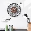Wooden Grain Wall Clock Bedroom Decoration Aesthetics Kitchen Living Room Office Bedroom Home Decoration 12 Inch Clock