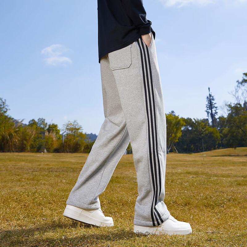 paul frank Men's Autumn Trendy Side Stripe Straight Leg Casual Sport Pants