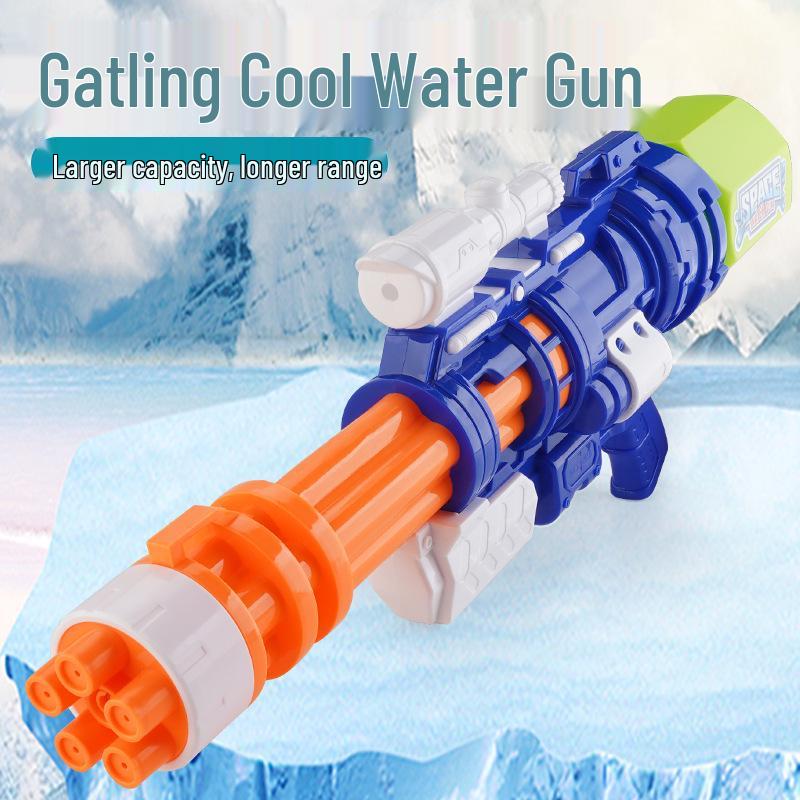 Kids’ XL High-Pressure Gatling Water Gun for Beach Battles
