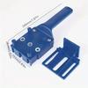6/8/10mm Drill Bit For Carpentry Straight Hole Locator Clamp Woodworking Dowel Handheld Drill Guide and Hole Saw Tool