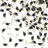 100PCS Graduation Cap Confetti Graduation Party Grad Cap Diploma Table Scatter Class of 2025 Scatter Decoration for Congrats Grad Theme Party Table