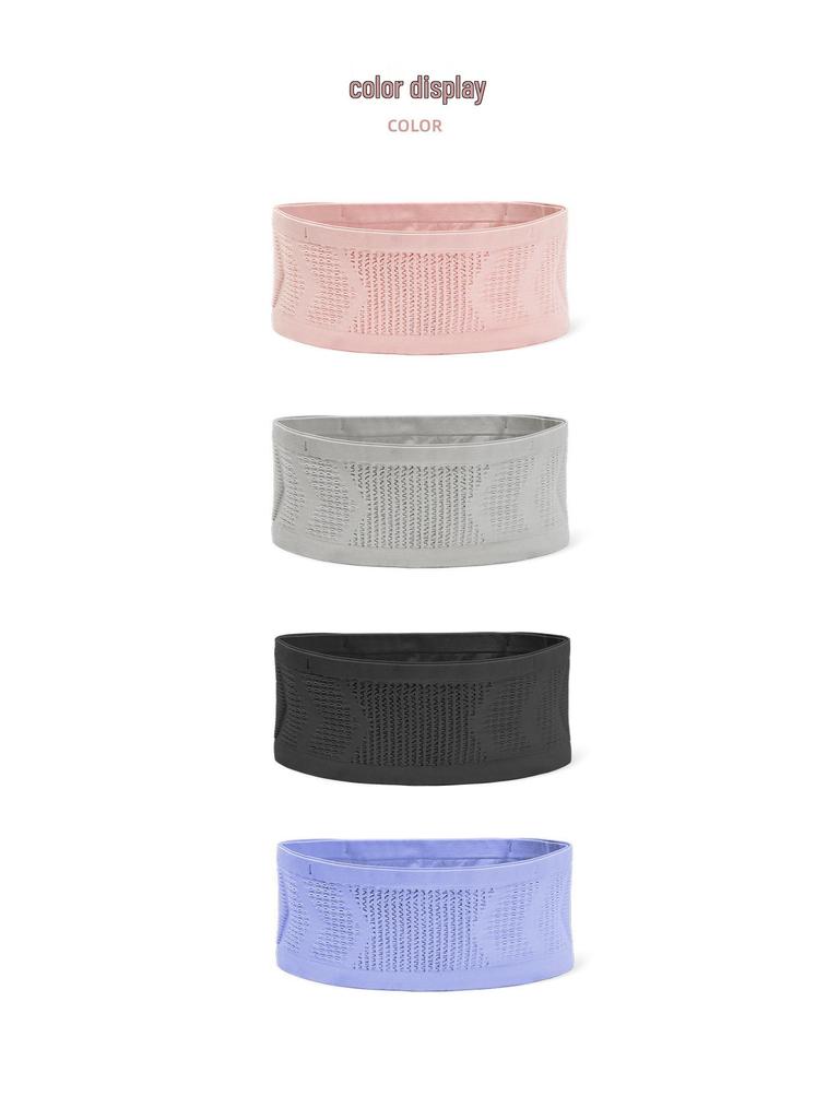 Breathable Anti-Slip Waist Bag for Running, Hiking, Fitness - Unisex, Knitted, Multifunctional & Invisible