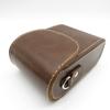[No Brand] Synthetic Leather Digital Camera Case, Compatible with Panasonic TZ90, Storage and Protection Pouch (Dark Brown) [Parallel Import]