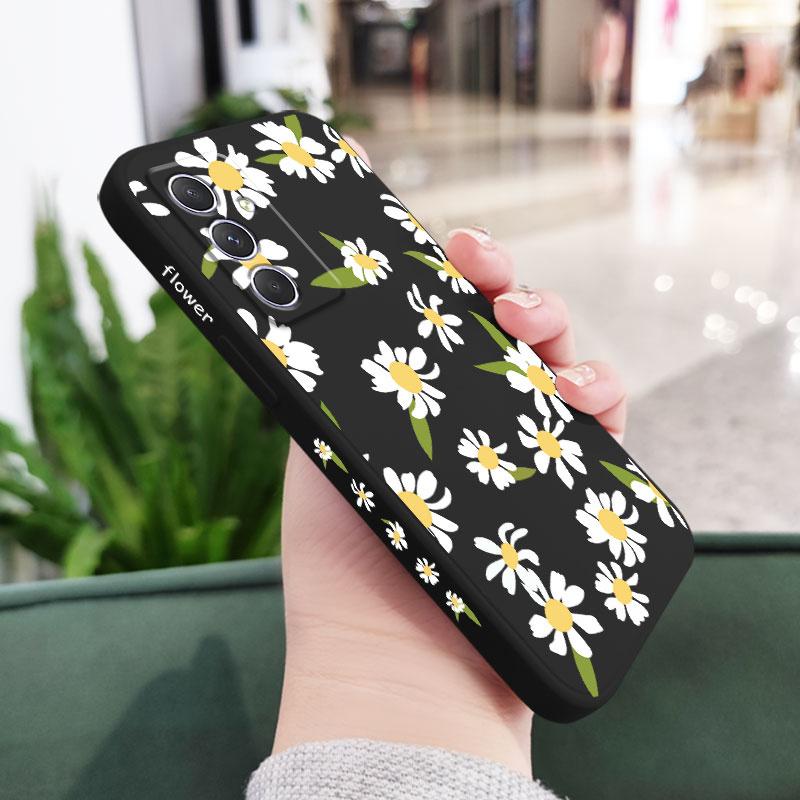 Flying Daisies Case For Samsung Galaxy A54 A34 A24 A16 A14 A05 A06 A73 A53 A33 A23 A13 A72 A52 A52S A32 A22 A12 A71 A51 4G 5G