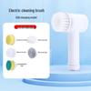Cross-Border Waterproof Wireless Cleaning Brush for Kitchen & Bathroom - Portable, Multi-Functional, with Replacement Heads.