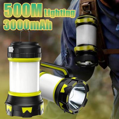 Camp Lamp LED Camping Light USB Rechargeable Flashlight Dimmable Spotlight Work Light Waterproof Searchlight Emergency Lantern