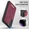 For Samsung Galaxy S23 Magnetic Case CASEME ME80 Series Leather PC TPU Phone Cover with Detachable Wallet