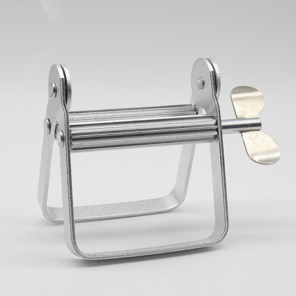 Silver Metal Paste Squeezer Durable Easy To Use Toothpaste Tube Squeezer Reasonable Easy To Store Hair Paste Squeezer Household