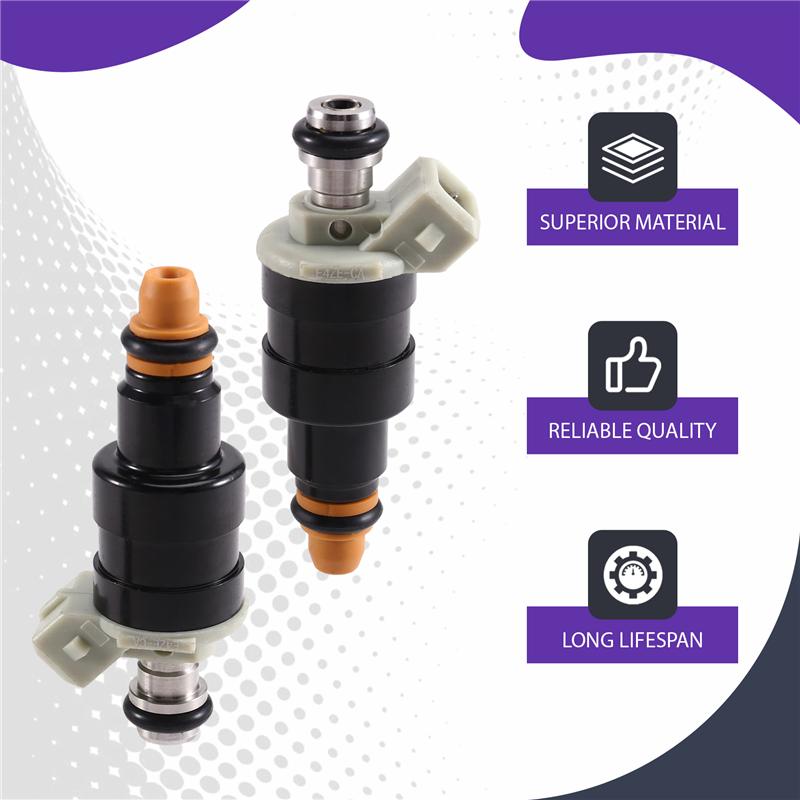 For Ford Mercury Lincoln 5.0L V8 80-85 Compatible Fuel Injector Nozzle 4 Pcs 0280150403