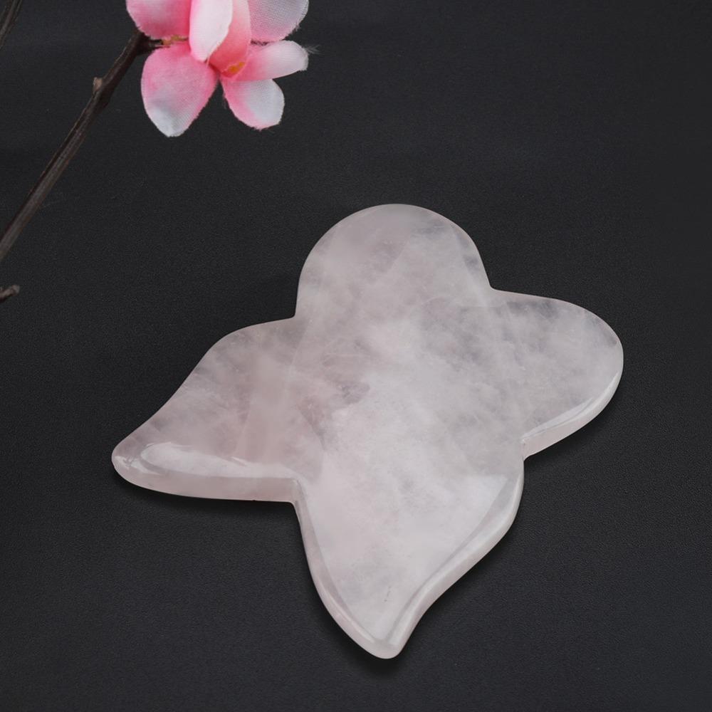Pink Crystal Scrapping Plate Deep Tissue Massage Scrapping Plate Skin Care Routine