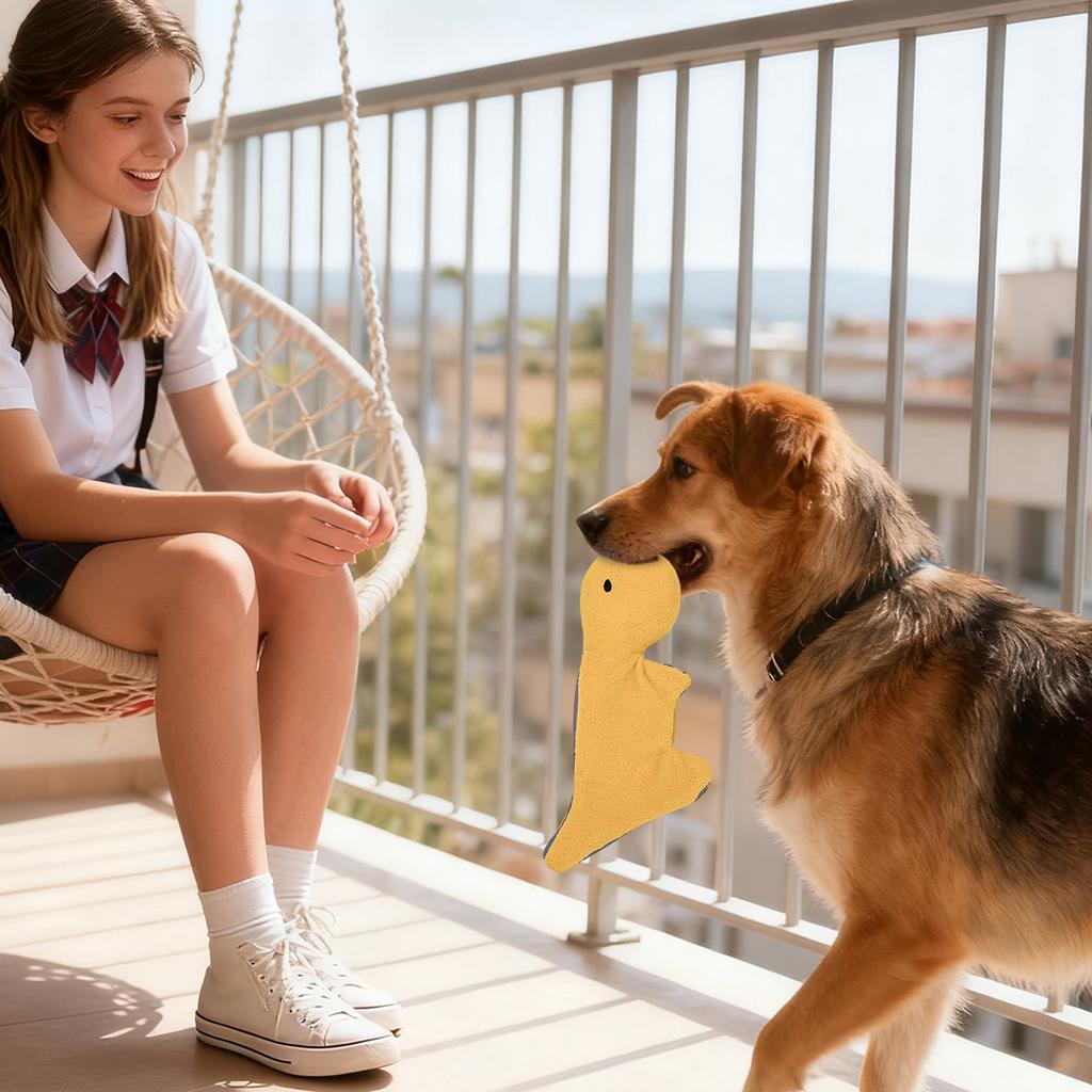 Dog Vocal Toy For Companionship, Teething, Plush Squeaker, Noisy Paper, Self,entertainment, Boredom Relief, And Energy Consumption For Puppies