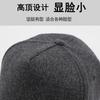 Wool Top Hat, Men's and Women's Big Head Circumference, Large Size Baseball Cap, Winter Winter Cap