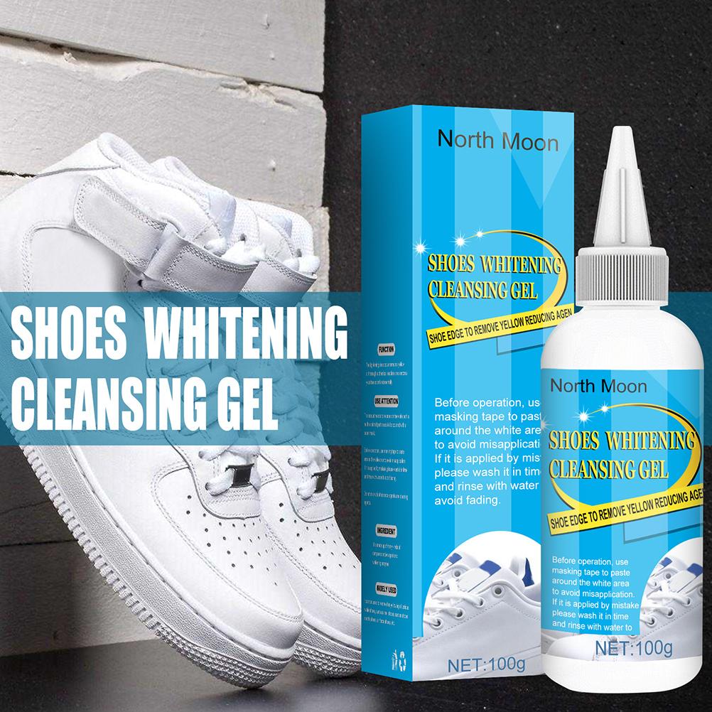 White Shoe Cleaner No Washing White Sneaker Cleaner Whitener Stain Remover Removes Dirt Yellow Edge for Canvas Shoes