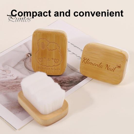 Portable Dead Skin Cleansing Brush with Soft Bristles Compact Bristle Convenient Durable Small Mahjong And for Nails Cleaning Manicure Tool