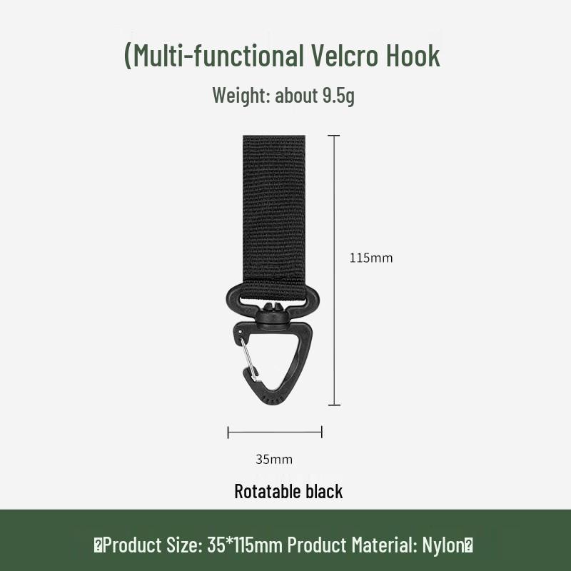 Tolex Outdoor Tactical Nylon Webbing Backpack Clips (30-Pack)