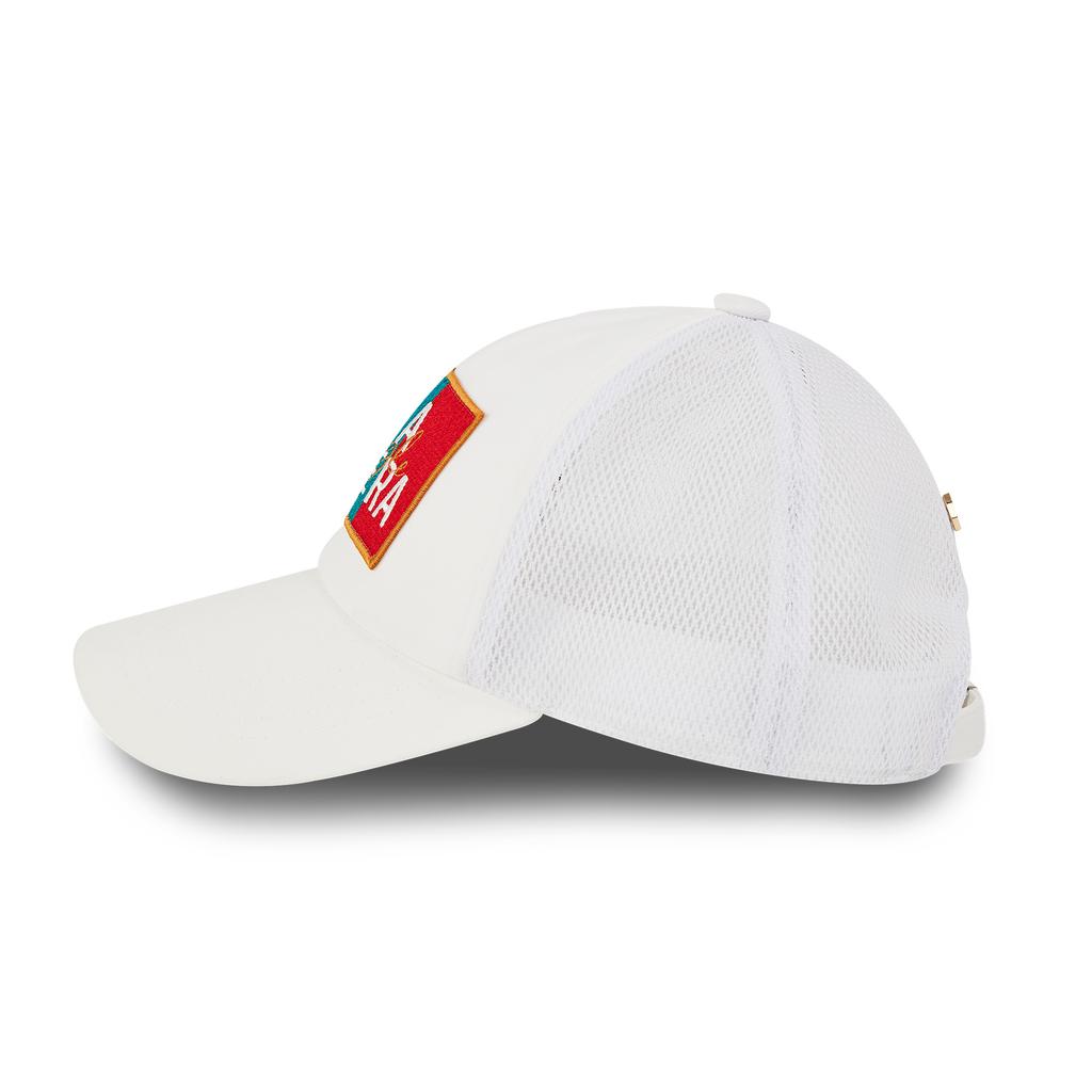 MEASPHERA Flag Patch Trucker Cap White