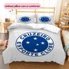 Cruzeiro Pattern Bedding Quilt Set  Home Decoration  Gift (1 * Duvet Cover + 2 * Pillowcase  Without Core)