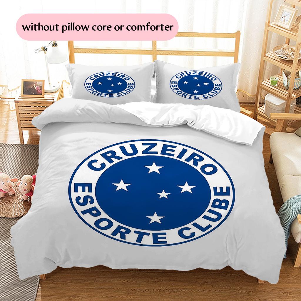 Cruzeiro Pattern Bedding Quilt Set Home Decoration Gift (1 * Duvet Cover + 2 * Pillowcase Without Core)