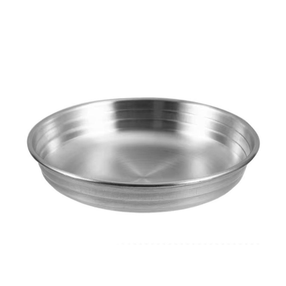 

Round Food Storage Tray Thickened Sauce Dish Snack Pan New Tableware Pickle Dish Kitchen Tools 13.5CM срібний