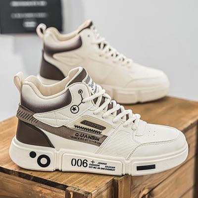 Sneaker Herren Freizeit High Top Board Schuhe Vulkanisierte Schuhe Herren Gehen Sportschuhe Outdoor Sneaker Herren Weiche Sohle Gehen Schuhe