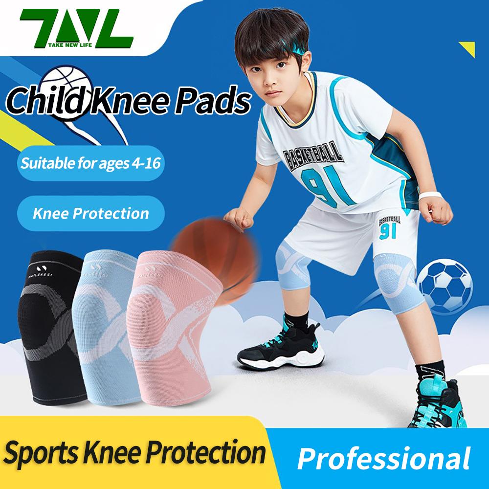 1Pair Knee Support Knee Brace Knee Protector Pads for Children Kids Boy Girl Outdoor Sport Basketball Volleyball Running