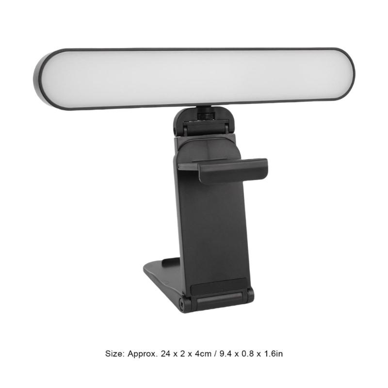 Double Head LED Light Club For Computer Screen Uniform Lighting ° Turn Modifiable Height USB Consistent Telecommute Use