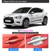 For Citroen DS4 2010 - 2017 Chrome Handle Cover Trim Set DS 4 2011 2012 2013 2014 2015 2016 Car Accessories Stickers Car Styling