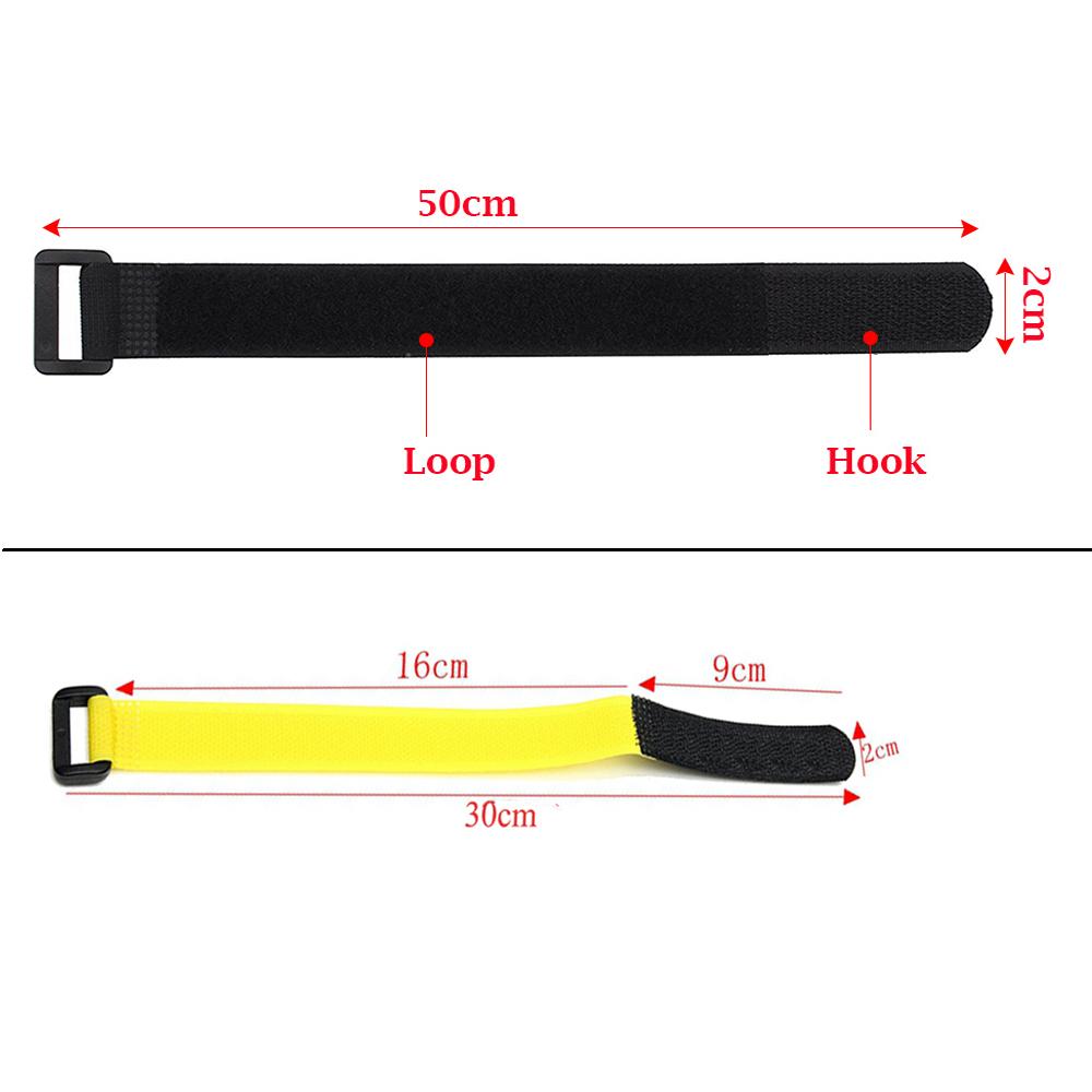 10 PC 2*50cm  Reusable Fastening Bike Tie Nylon Hook & Loop Durable Multil Purpose Self-adhesive High Quality Strap Cable Ties