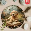Vintage Golden Retriever Metal Art Sign, Rustic Home Decor Gift for Pet Lovers